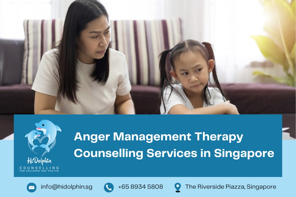 Therapist doing anger management therapy/counselling in Singapore